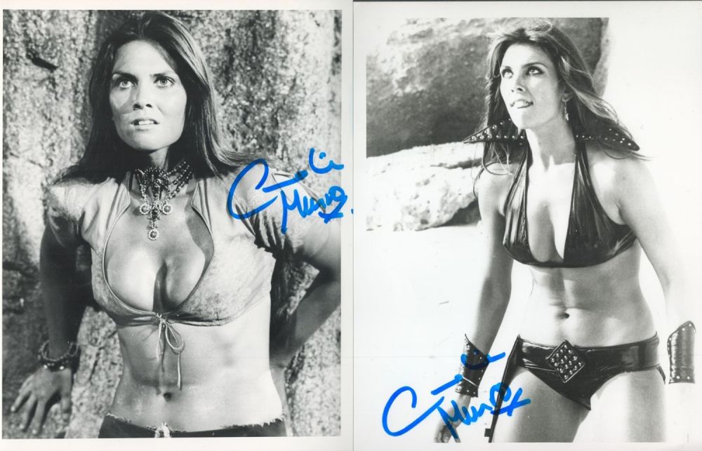 Lot 122: James bond actress Caroline Munro three 10 x...