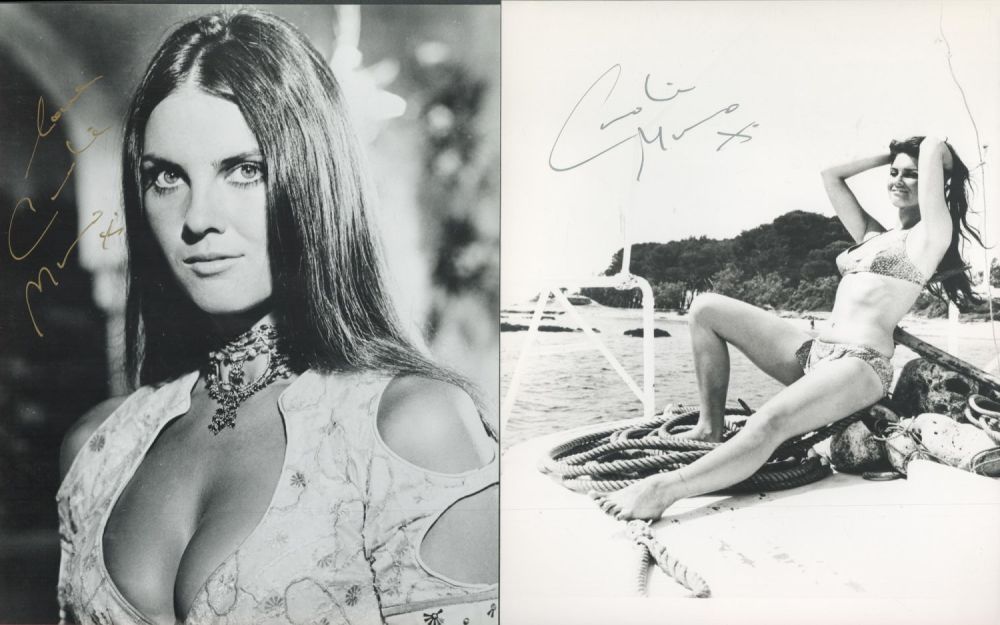 Lot 123: James bond actress Caroline Munro three 10 x...
