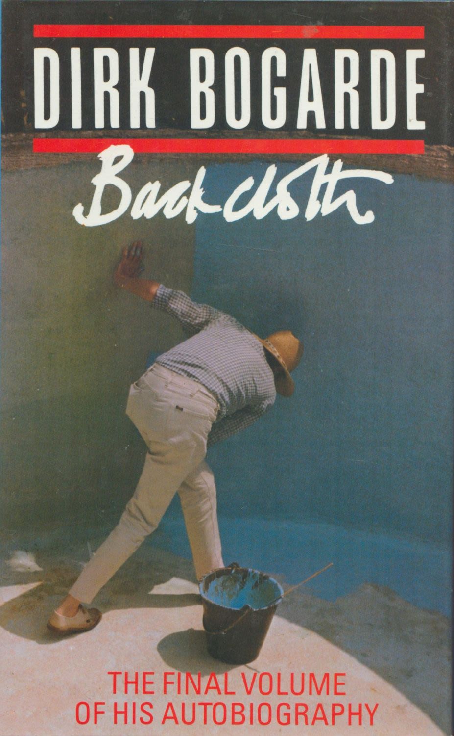 Lot 157: Dirk Bogarde Backcloth signed hardback book. All autographs...