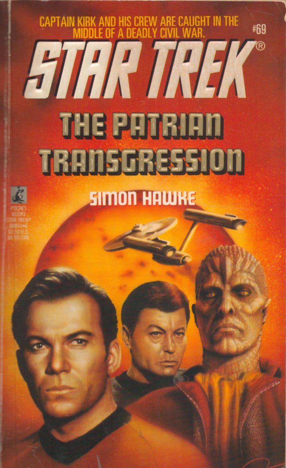 Lot 161: Star Trek a paperback copy of The Patrian...