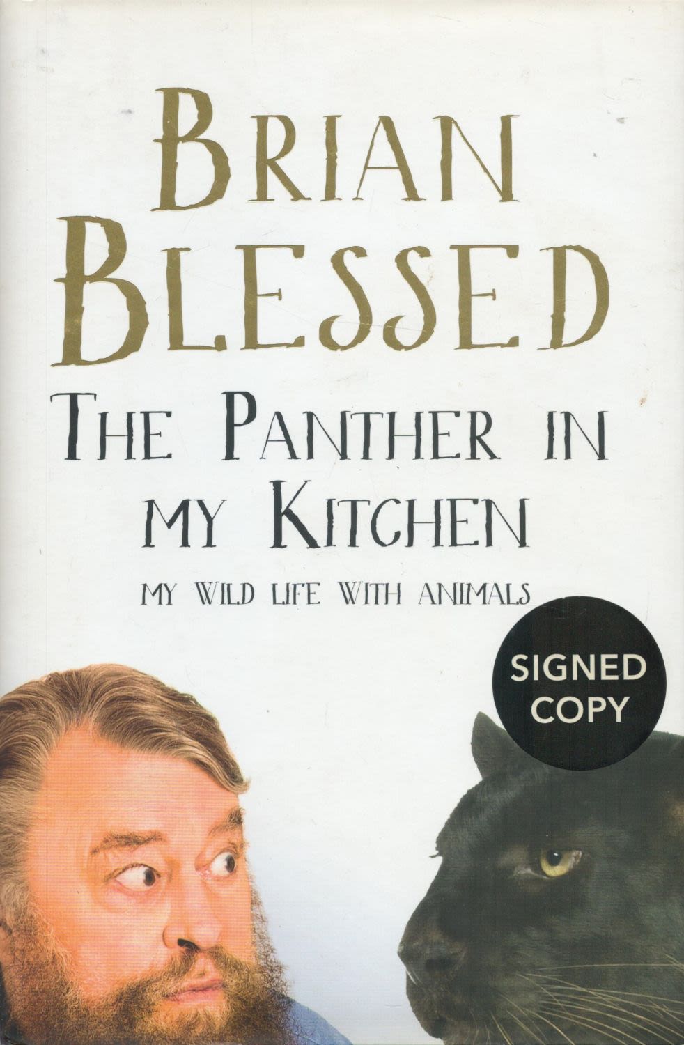 Lot 190: Brian Blessed signed book The Panther In My...