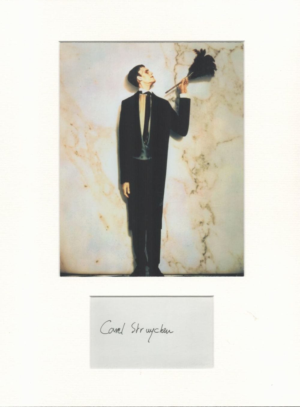 Lot 65: Carel Struycken from Addams Family signature piece autograph...