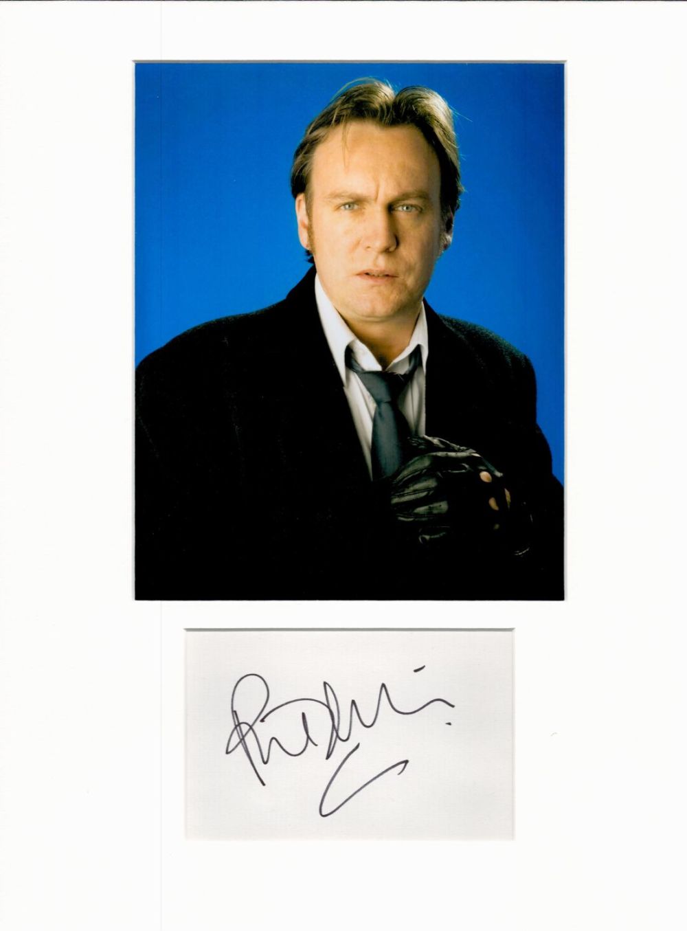 Lot 117: Philip Glenister 16x12 overall Life On Mars mounted...