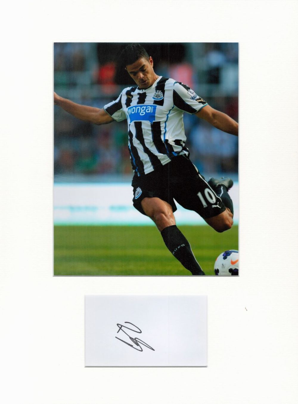 Lot 158: Football Hatem Ben Arfa 16x12 overall Newcastle United...