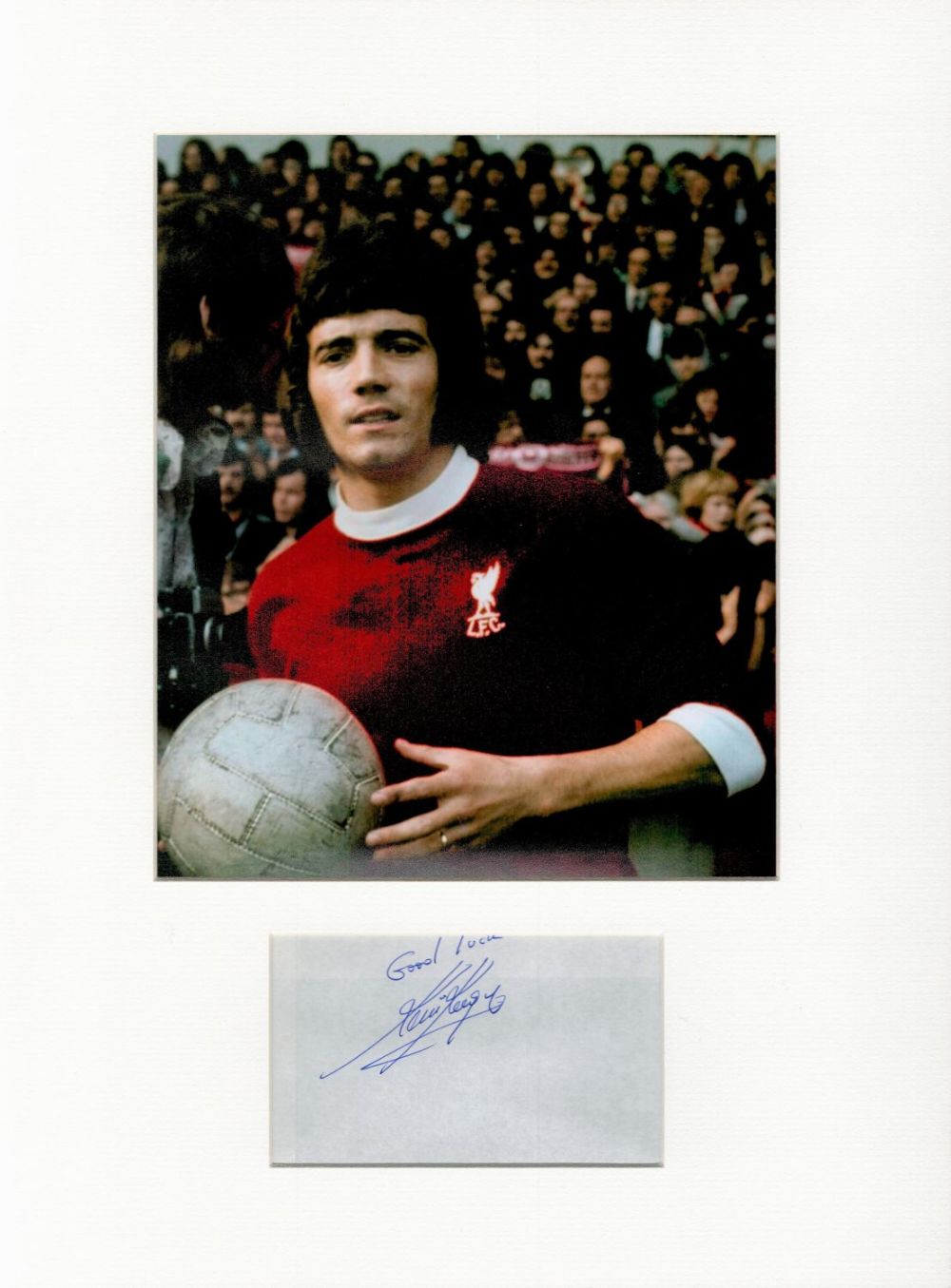 Lot 185: Football Kevin Keegan 16x12 overall Liverpool mounted signature...