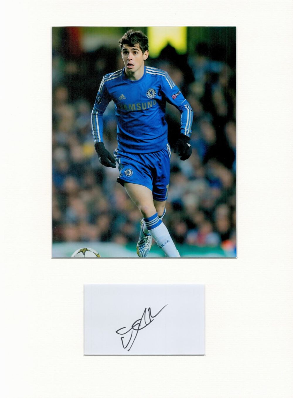 Lot 193: Football Oscar 16x12 overall Chelsea mounted signature piece...