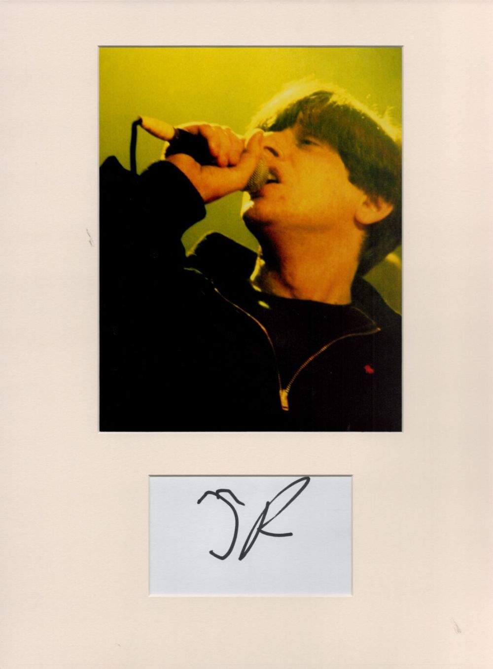 Lot 200: Shaun Ryder Signed 16x12 Inch Overall Mounted Signature...