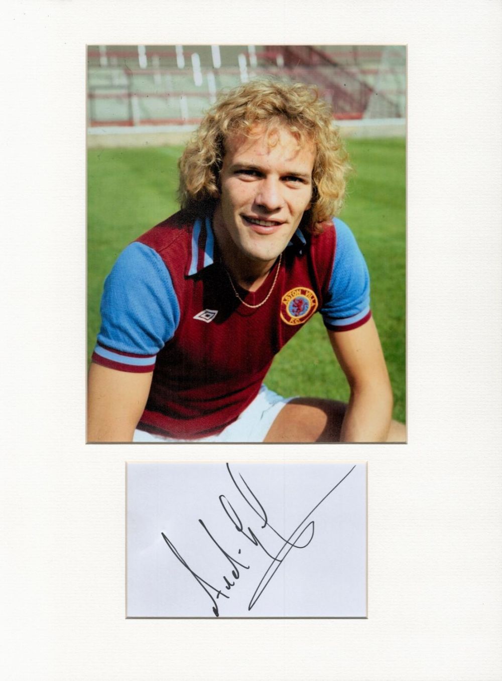 Lot 238: Football Andy Gray 16x12 overall mounted signature piece...