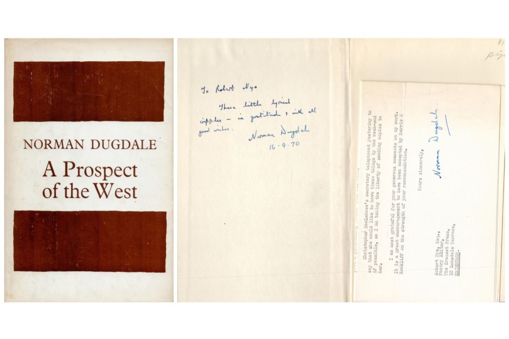 Lot 9: Norman Dugdale signed hardback book titled A Prospect...