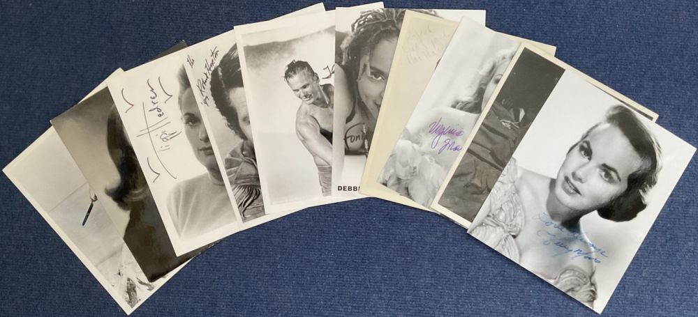 Lot 81: Fantastic Vintage Collection of 10 Signed Black and...