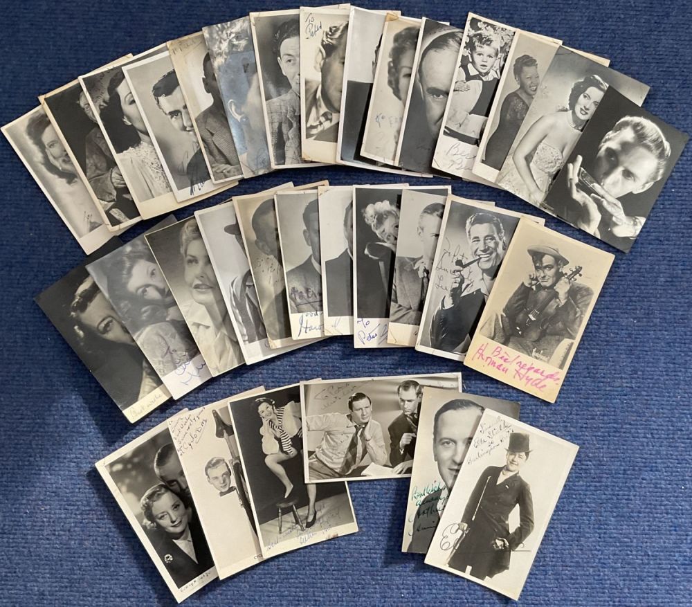 Lot 93: Vintage Collection of 30 Signed Black and White...