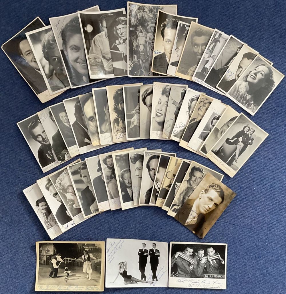 Lot 94: Vintage Collection of 44 Signed Black and White...