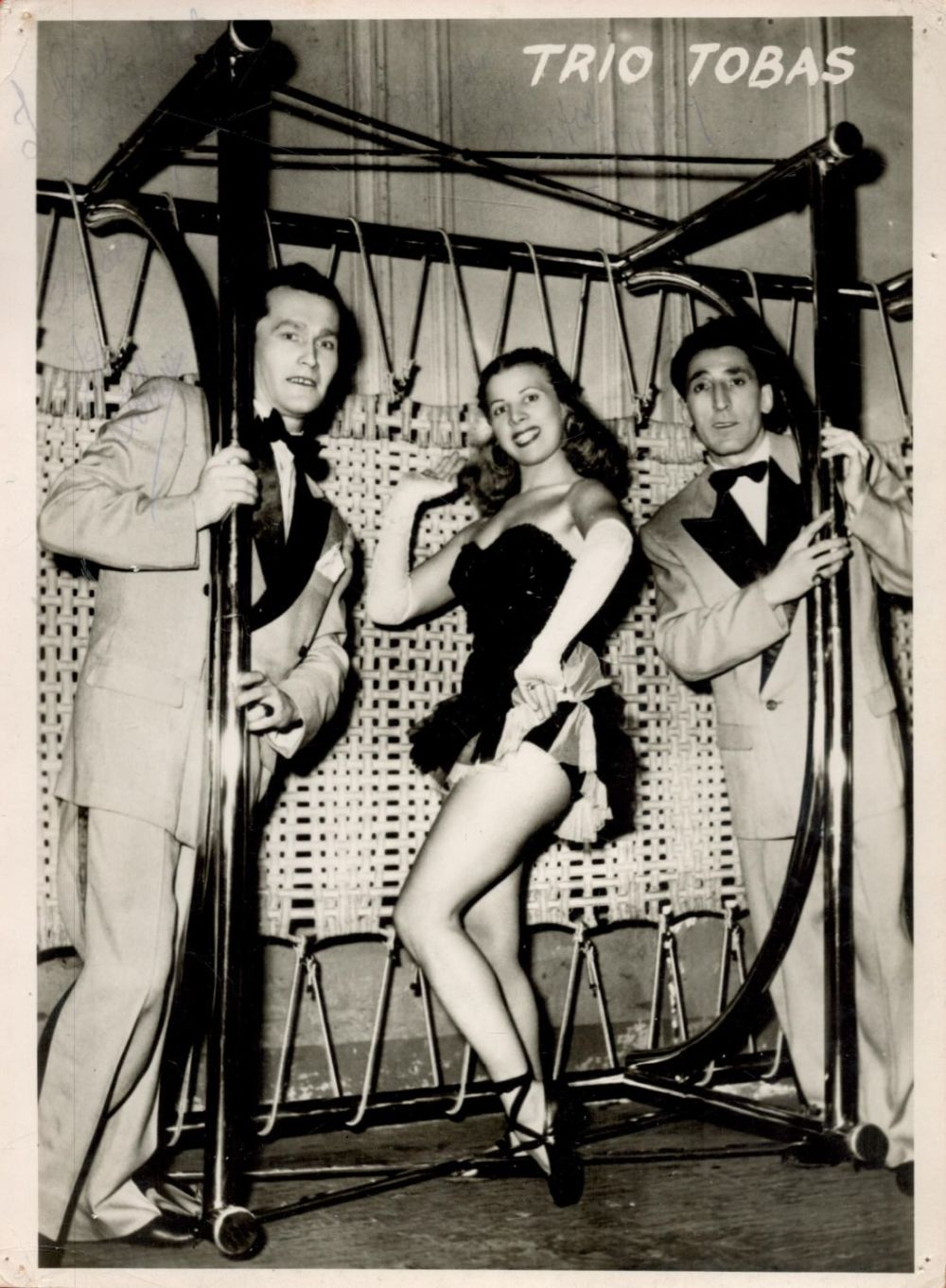 Lot 107: Trio Tobas Signed 9x7 inch Black and White...