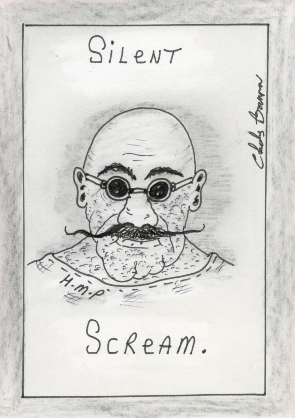Lot 128: Charles Bronson Signed 6x4 inch Black and White...