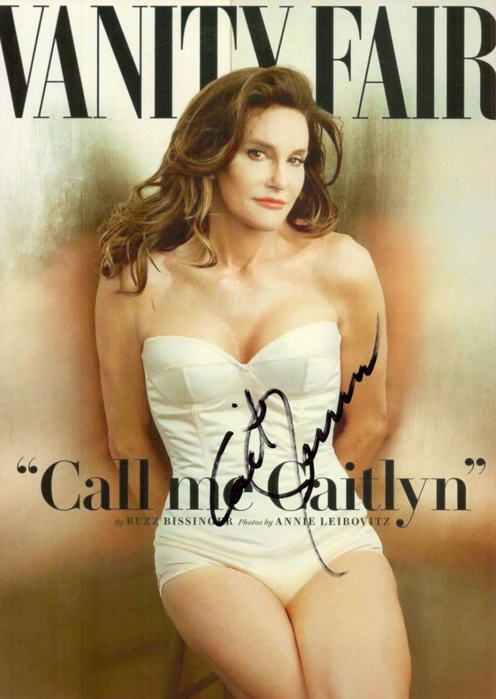 Lot 136: Caitlyn Jenner - Genuine Hand Signed 8x12 Colour...