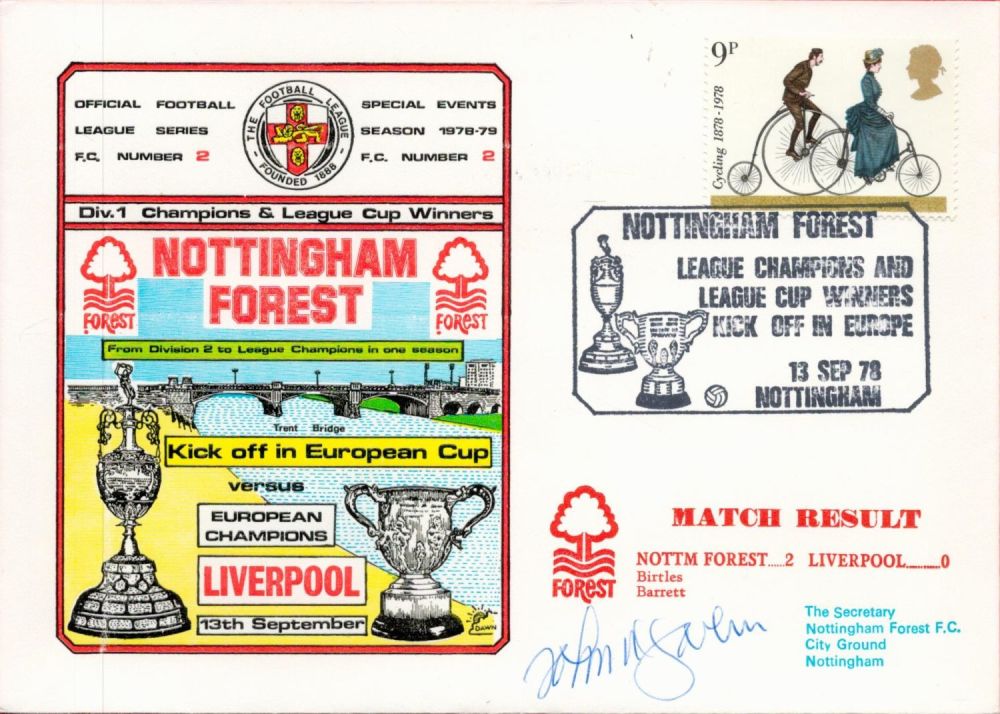 Lot 158: Nottingham Forest V Liverpool 1978 Dawn Official Football...