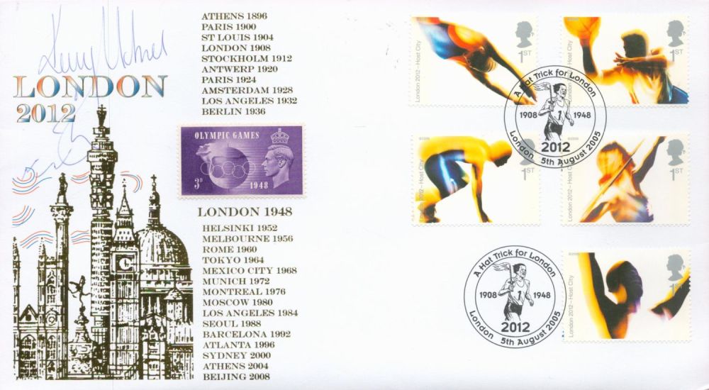 Lot 194: Olympics Dame Kelly Holmes signed London 2012 Host...