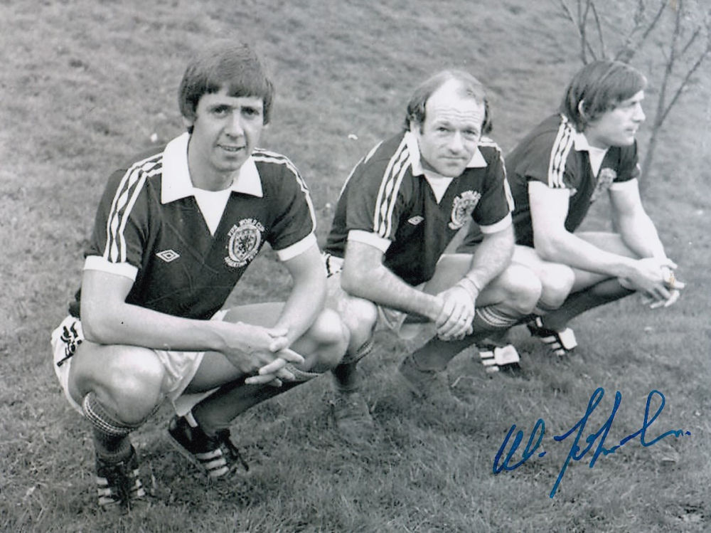 Lot 214: Autographed Willie Johnston 8 X 6 Photo -...