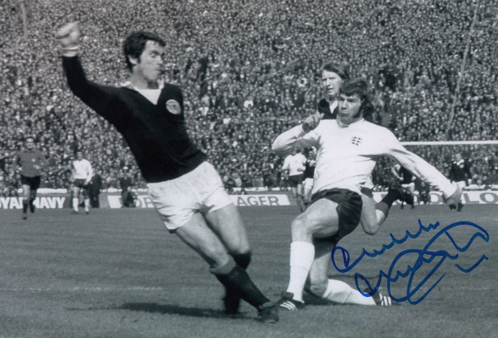 Lot 264: Autographed Malcolm Macdonald 12 X 8 Photo -...