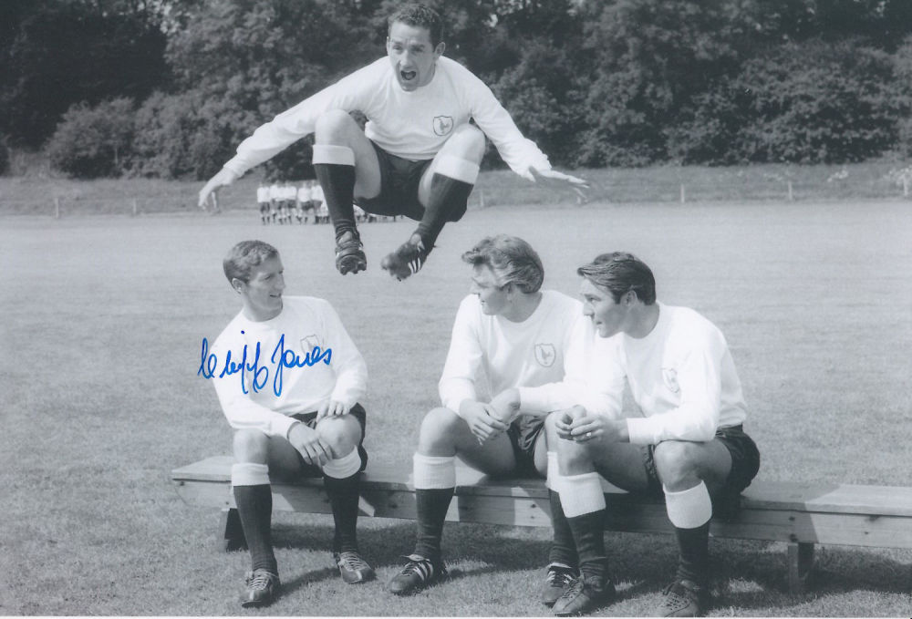 Lot 291: Autographed Cliff Jones 12 X 8 Photo -...