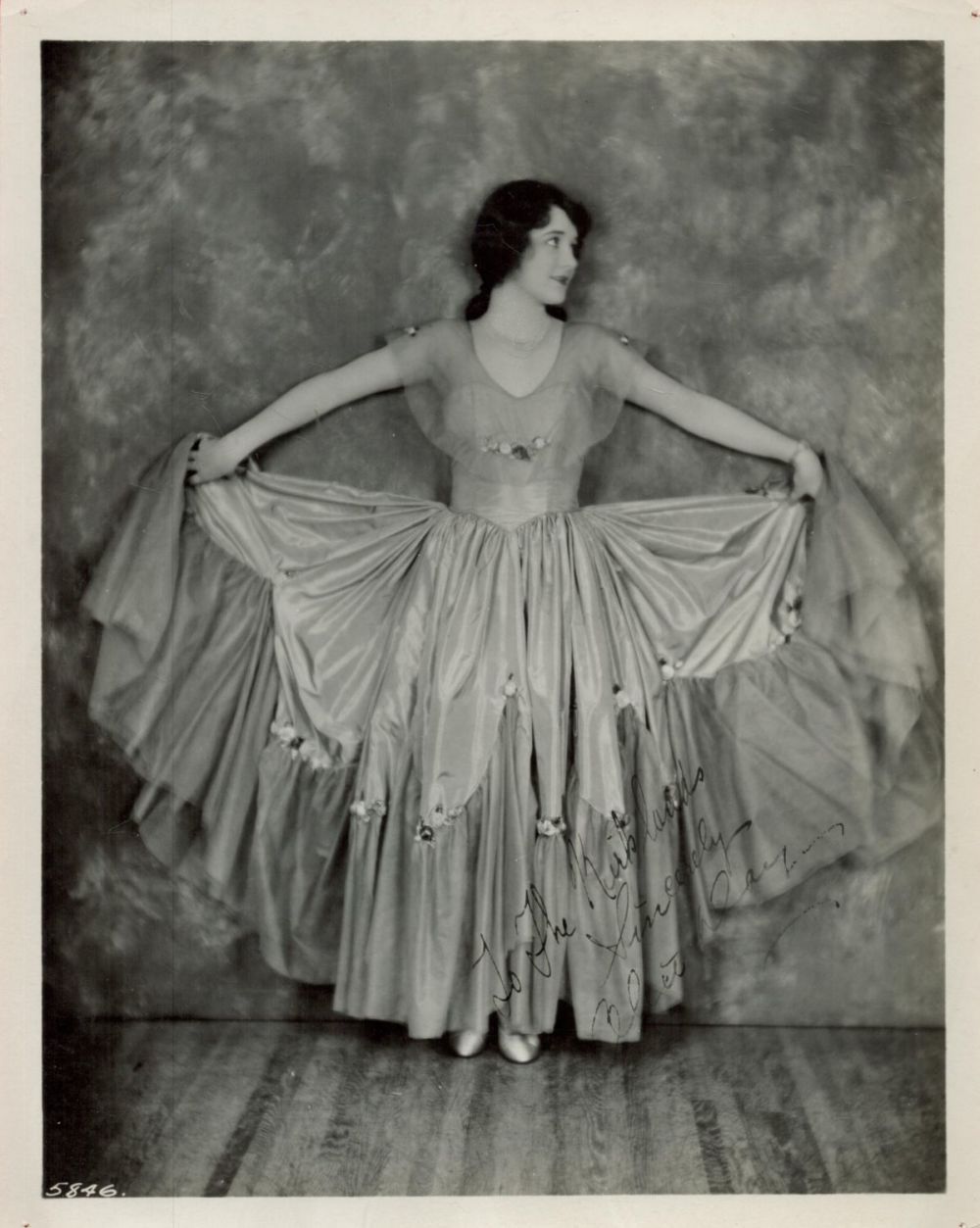 Lot 305: American Actress Alice Day Signed 10x8 inch Black...