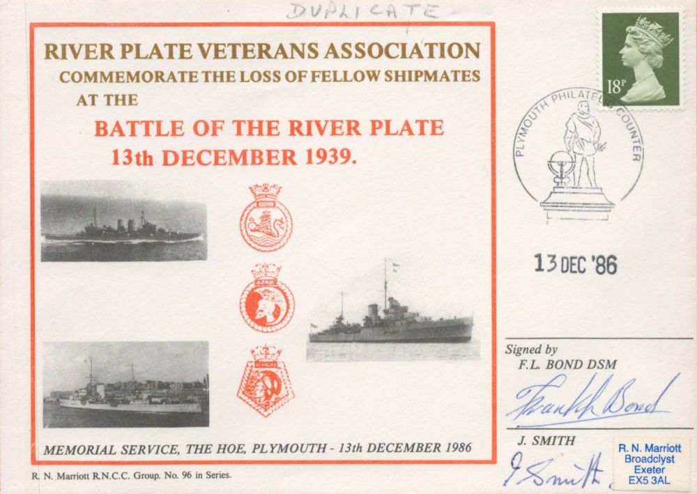 Lot 360: WW2 FL Bond and J Smith Signed Battle...