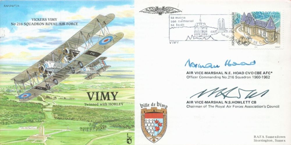 Lot 365: AVM Norman Hoad and AVM NS Howlett Signed...