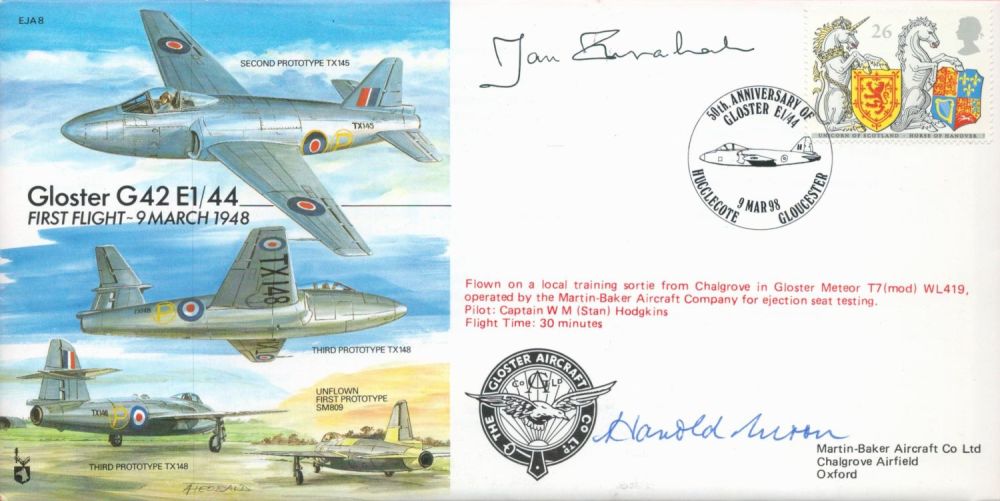 Lot 371: Sqn Ldr Jan 'Zura' Zurakowski and Harold Moon...