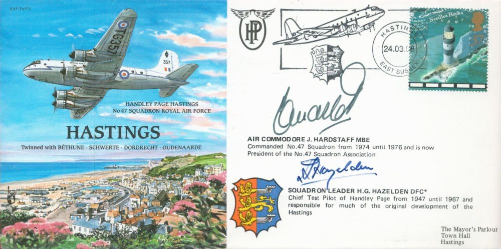Lot 374: Air Cmdre J Hardstaff and Sqn Ldr HG...
