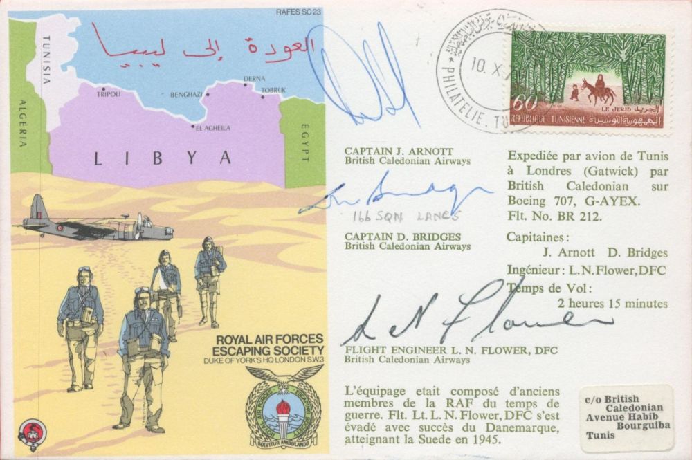 Lot 386: Cptn J Arnott and Cptn D Bridges Signed...
