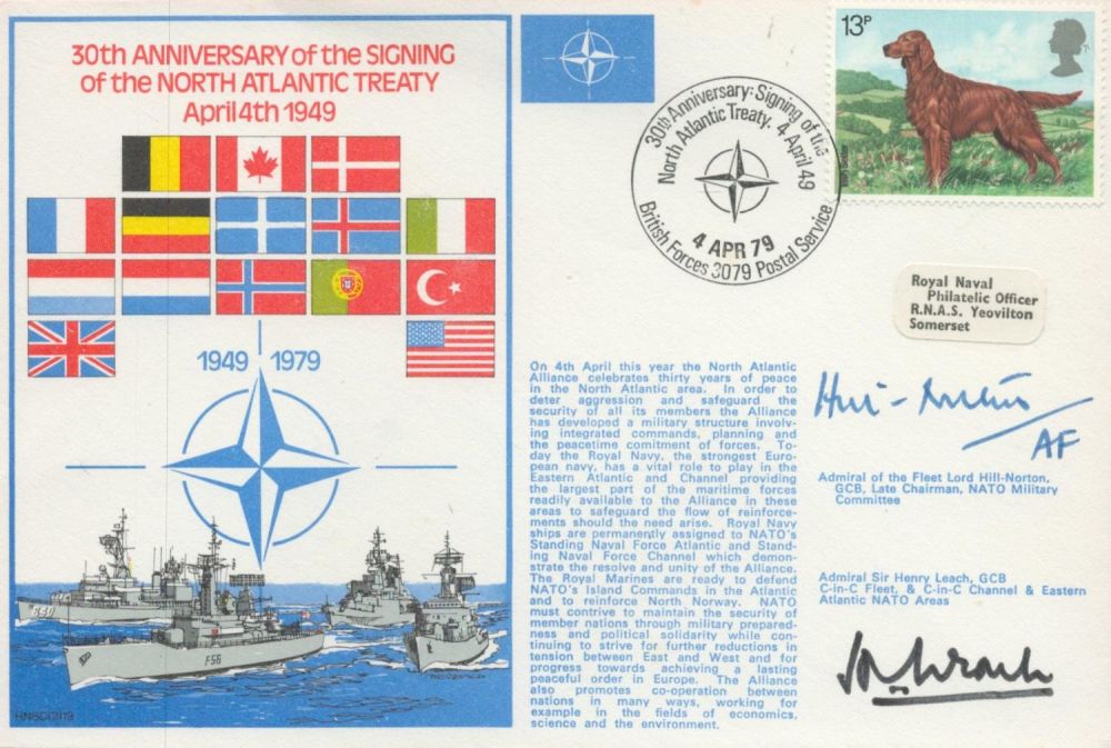 Lot 389: Admiral of the Fleet Lord Hill-Norton and Sir...