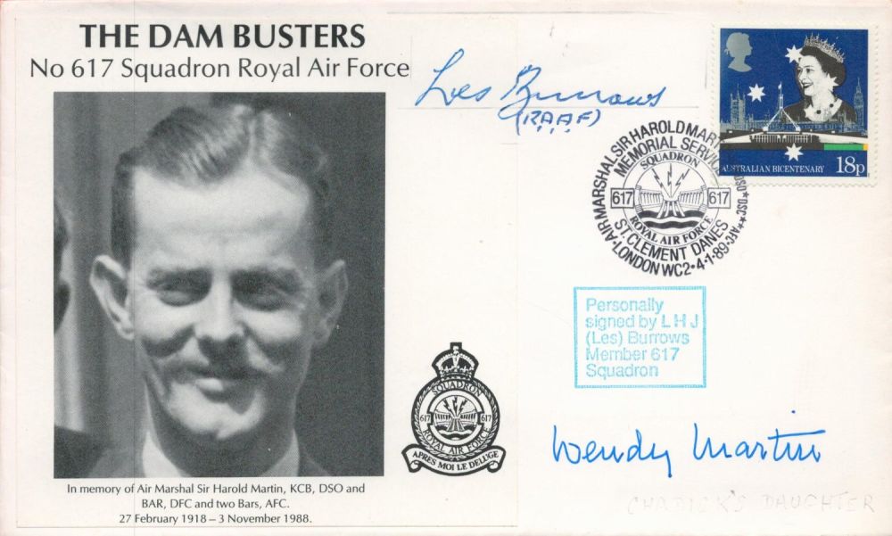 Lot 391: Dambuster Les Burrows and Chadwick Daughter Wendy Martin...