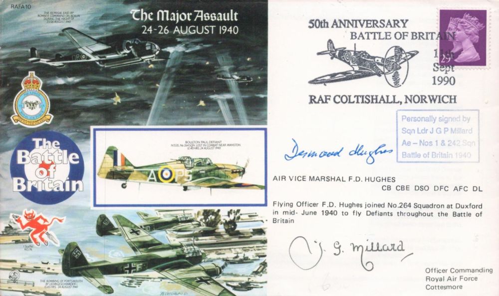 Lot 399: RAF WW2 F.D Hughes and J G P...