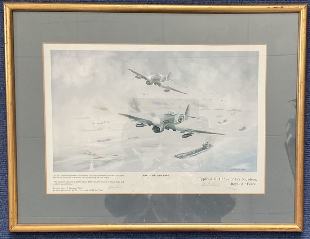Lot 403: Flt Lt J Kyle DFM and Artist John...