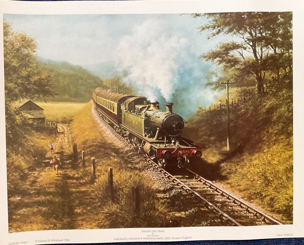 Lot 418: Don Breckon 17 X 13.5 Colour Print Titled...