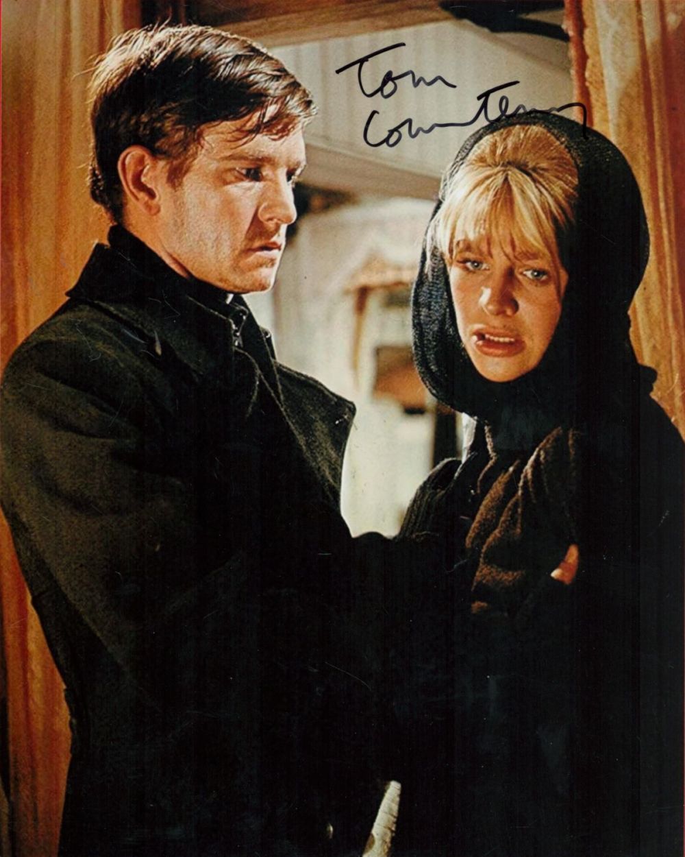Lot 481: English Actor Tom Courtenay Signed 10x8 inch Colour...