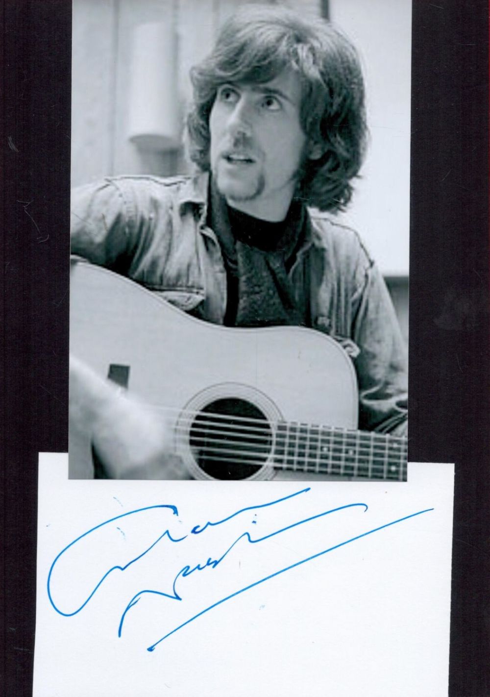 Lot 509: English singer-songwriter Graham Nash Signed Signature Piece With...