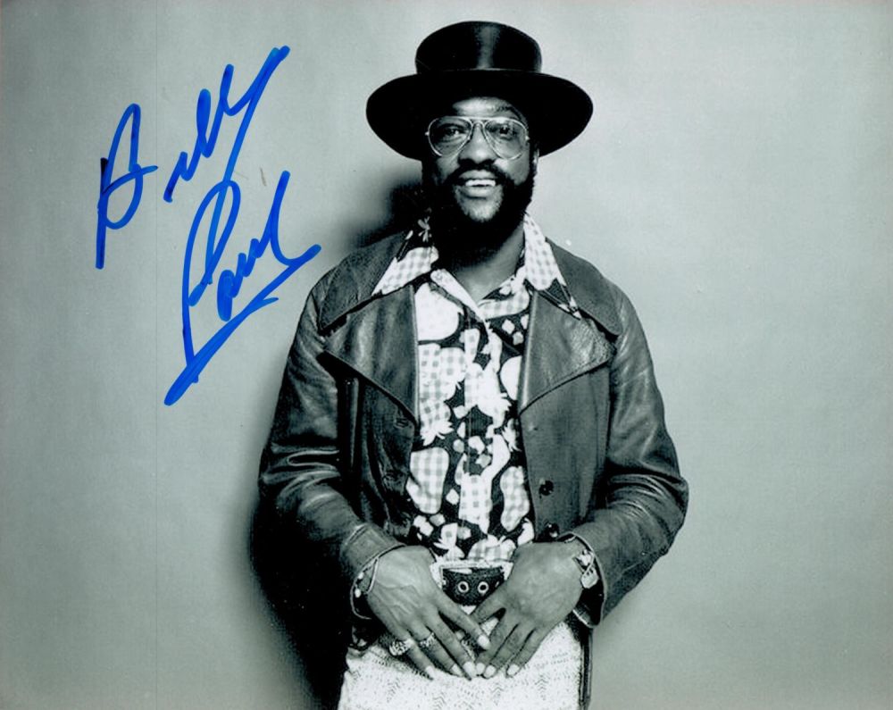 Lot 510: Award-winning American soul singer Billy Paul Signed 10x8...