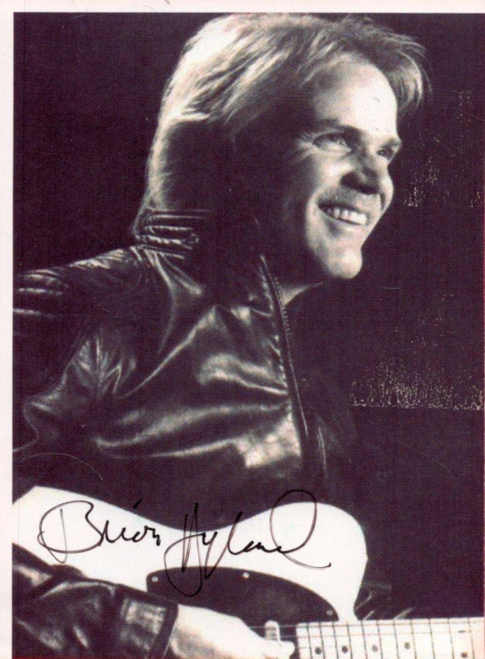 Lot 521: American Pop Singer Brian Hyland Signed 6x4 inch...