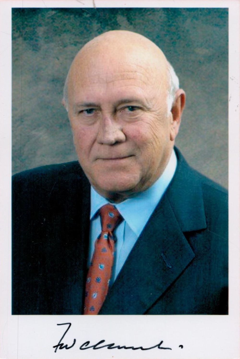 Lot 524: Nobel Peace Prize Winner F. W. de Klerk...