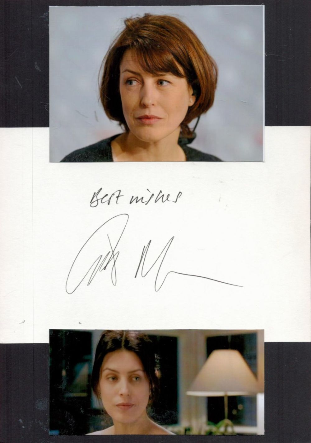 Lot 528: English Actress Gina McKee Signed Signature Page with...