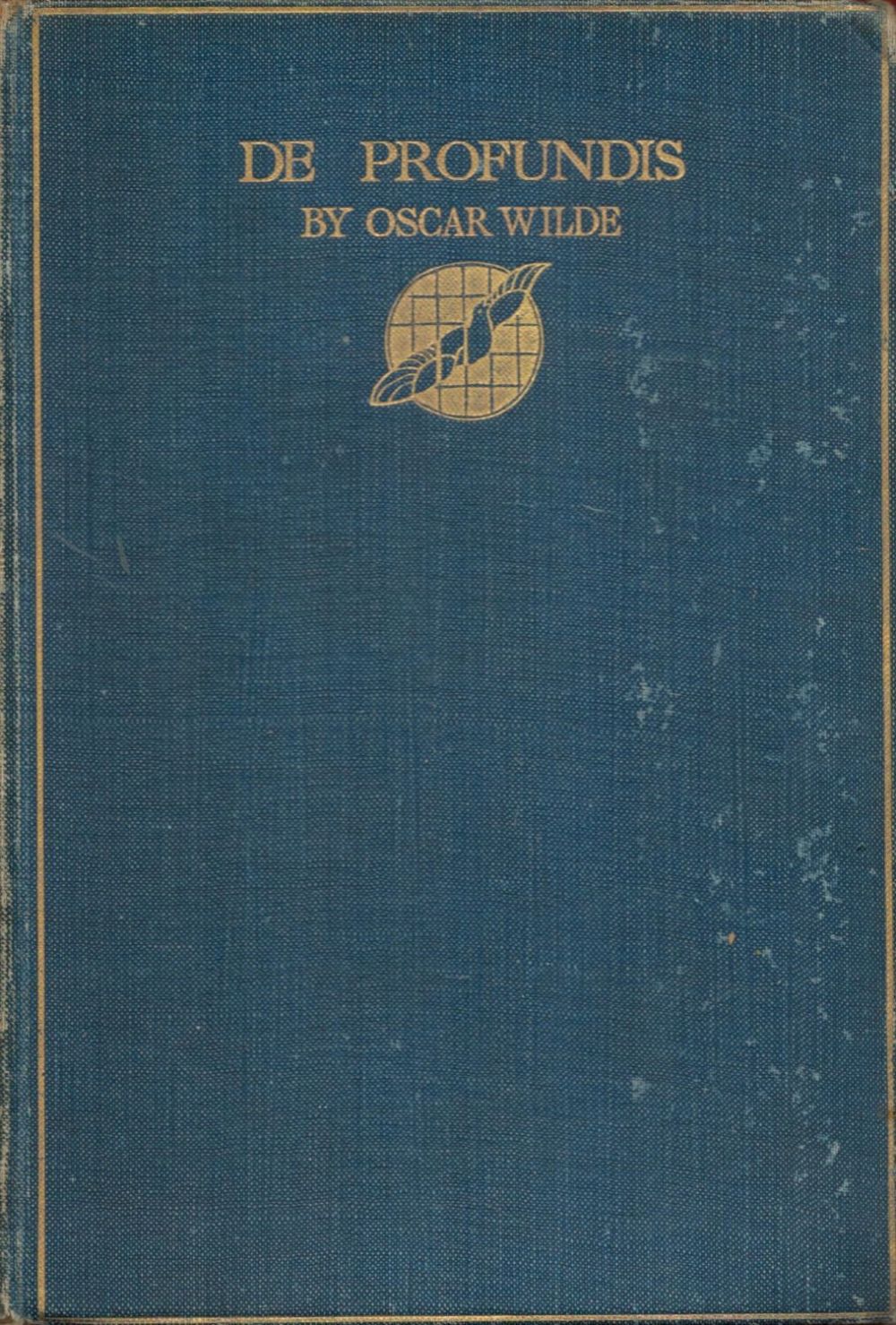 Lot 544: De Profundis by Oscar Wilde 1st Edition Cloth...
