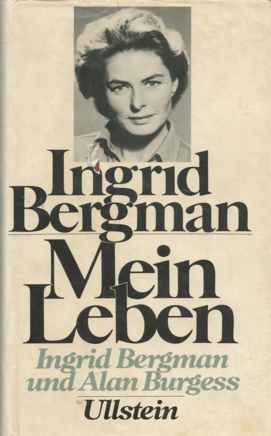 Lot 545: Ingrid Bergman Signed 1st Ed Hardback Book Titled...