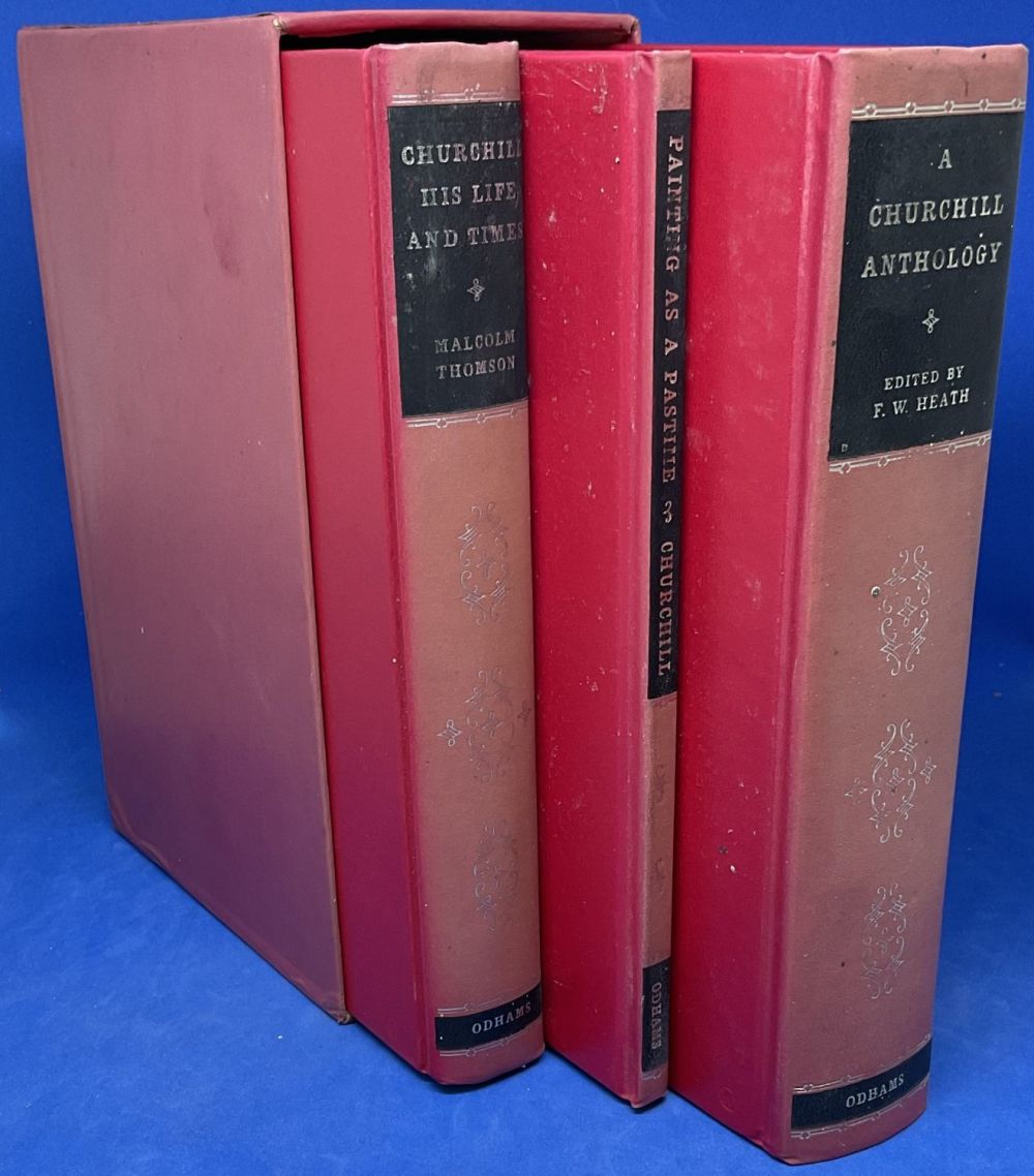 Lot 551: Winston Churchill Book Collection of 3 Books. A...