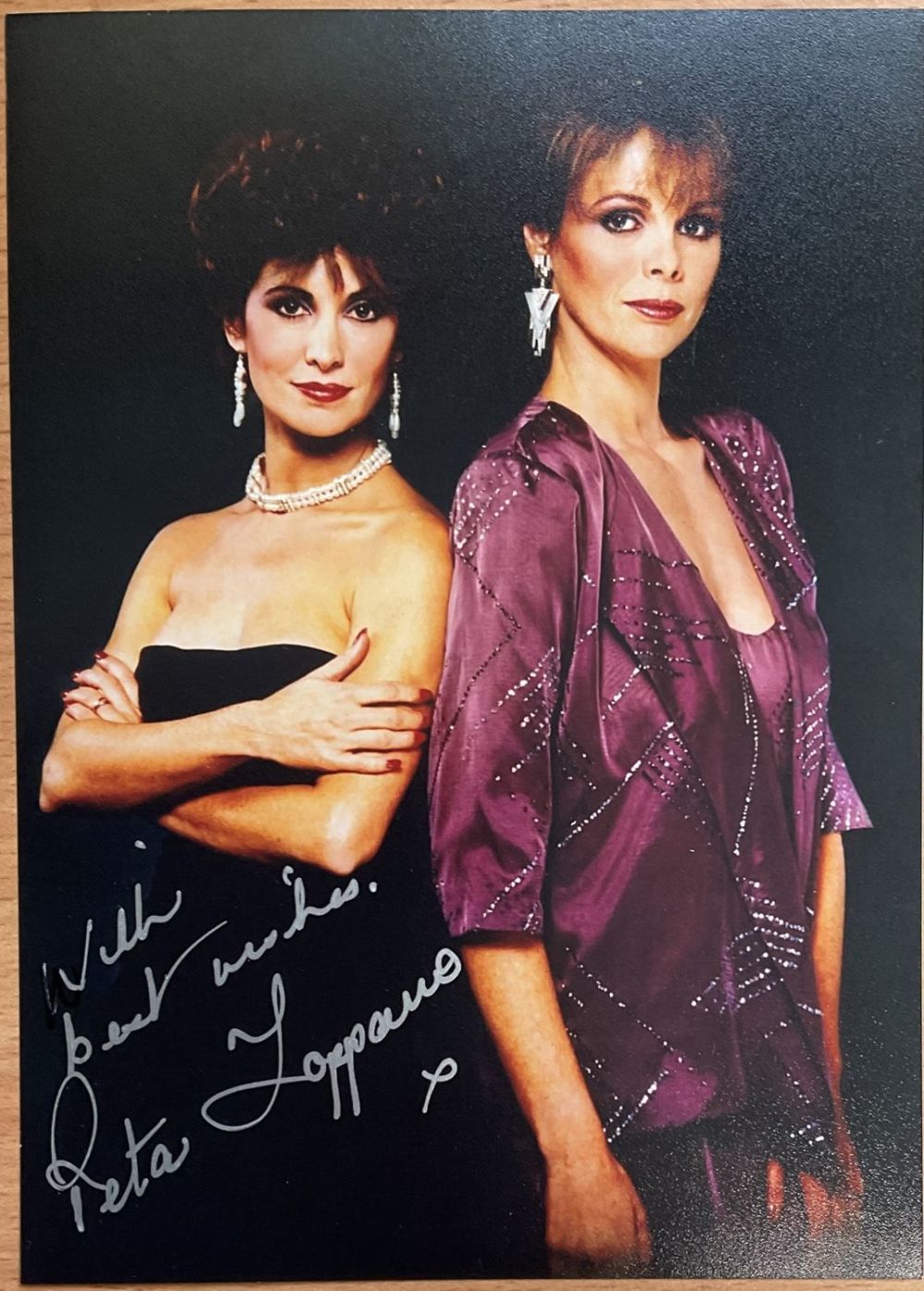 Lot 576: English-born Australian Actress Pete Toppano Signed 7x5 inch...