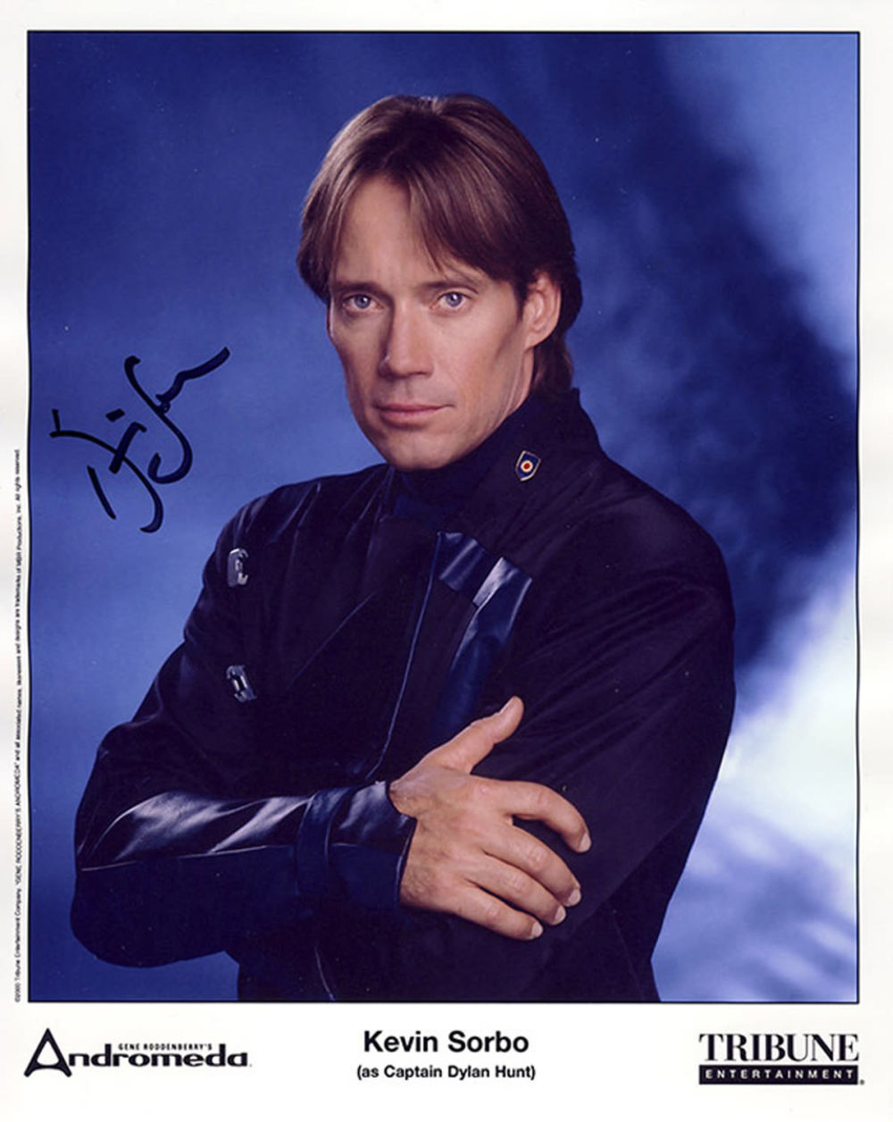 Lot 617: Blowout Sale! Andromeda Kevin Sorbo hand signed 10x8...