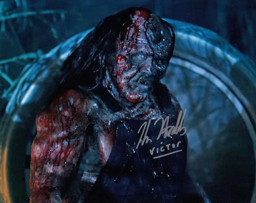 Lot 636: Blowout Sale! Hatchet Kane Hodder hand signed 10x8...