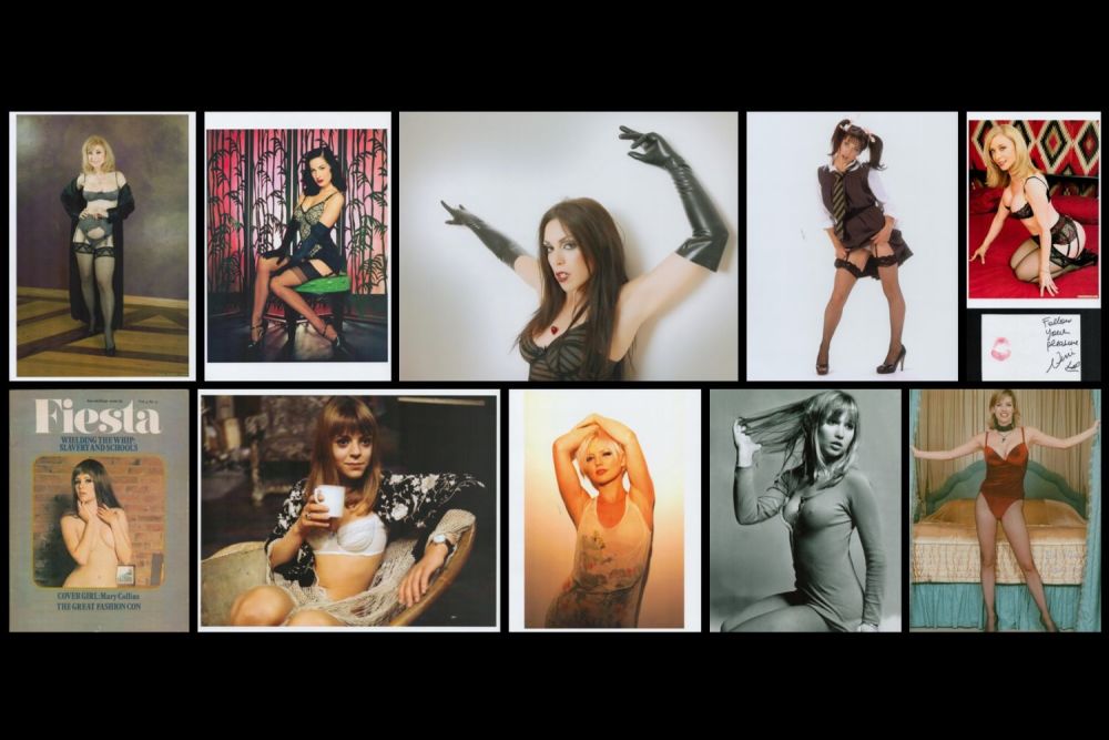 Lot 690: Erotic/ glamour photograph and magazine collection. This beautiful...