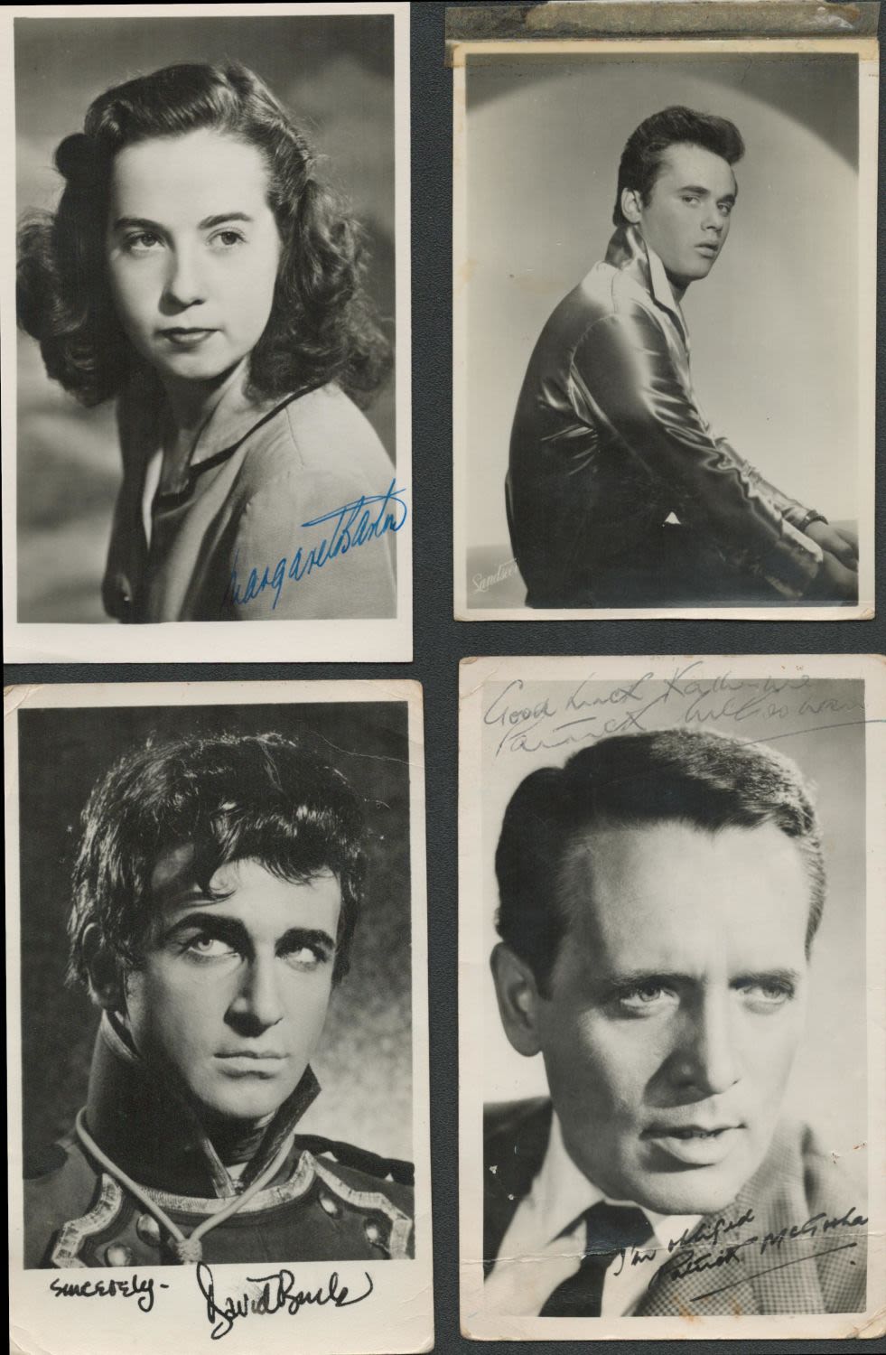 Lot 691: Vintage entertainment signed 6x4 photographs featuring photos signed...