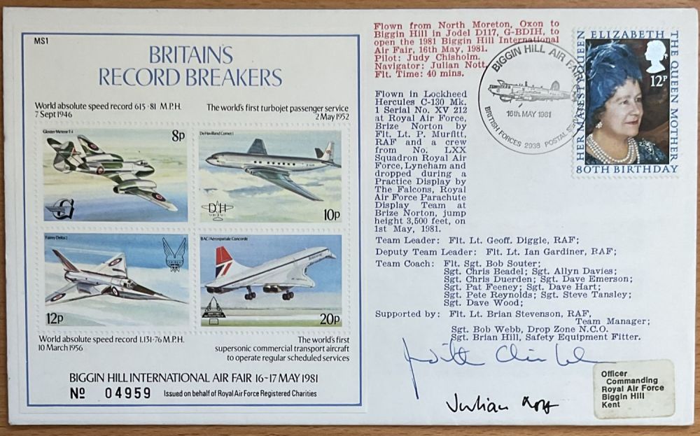 Lot 706: Judith Chisholm and Julian Nott Signed Britain's Record...